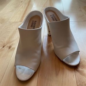 Bleeker + Bond White Mules